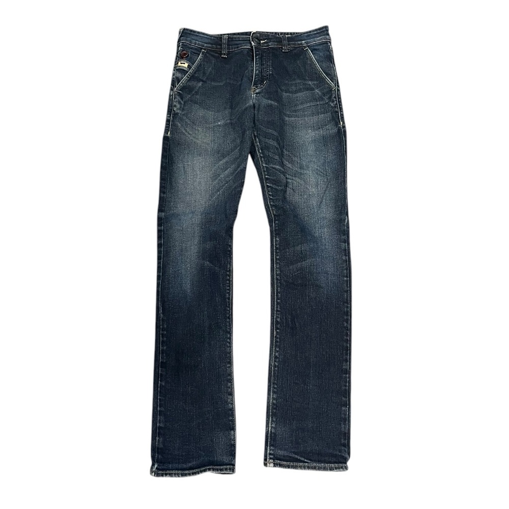 GAS Y2K Straight Leg Mid Rise Medium Wash Denim Jeans Women’s 30